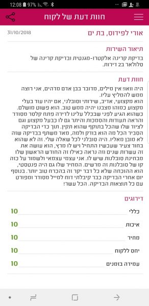 לקוחות ממליצים ראדיטק ייעוץ מדידה ומיגון קרינה